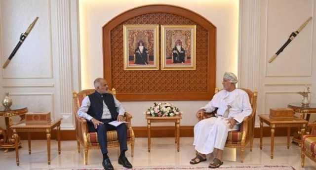 السيد شهاب بن طارق يستقبل السفير الهندي