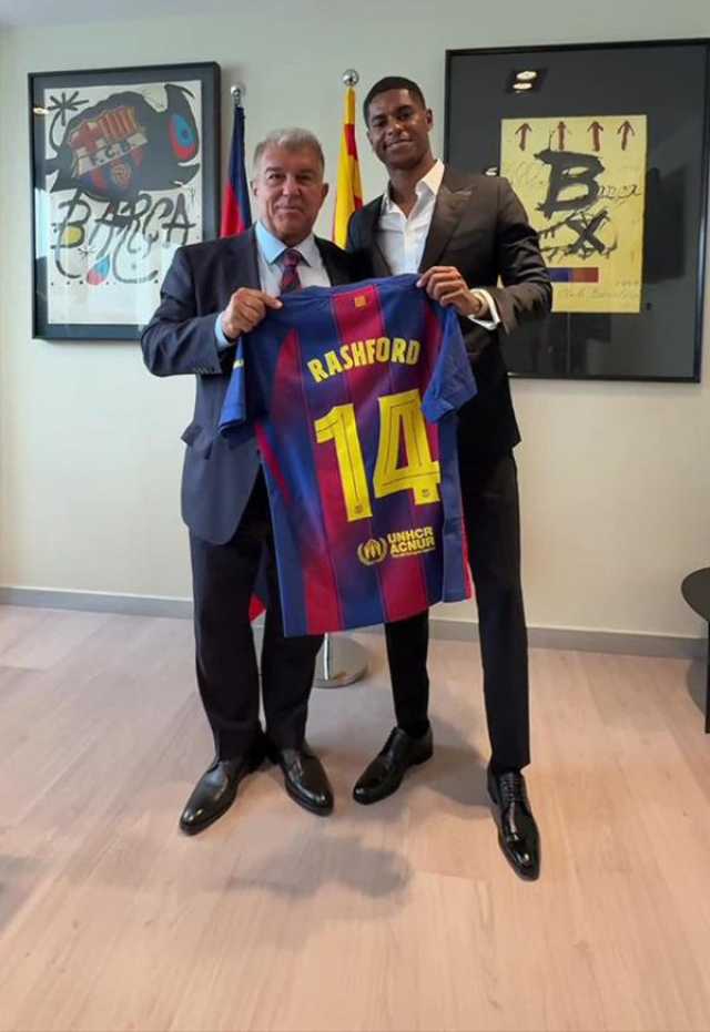 راشفورد ينضم إلى برشلونة بعقد إعارة من يونايتد
