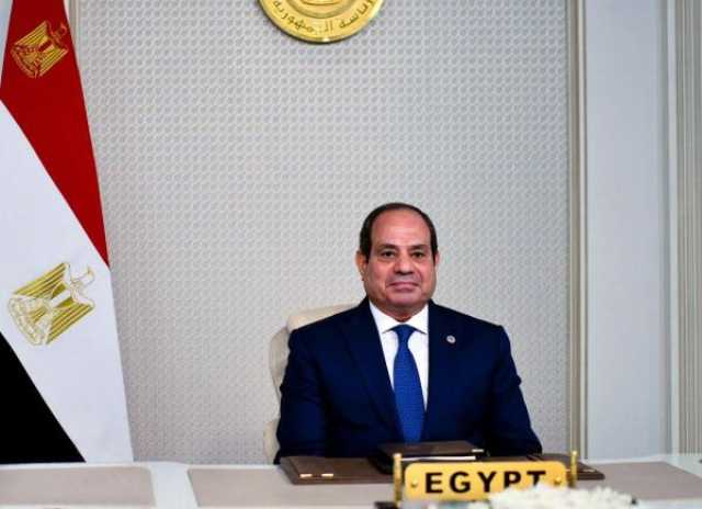 السيسي: حل الدولتين السبيل الوحيد لتحقيق السلام
