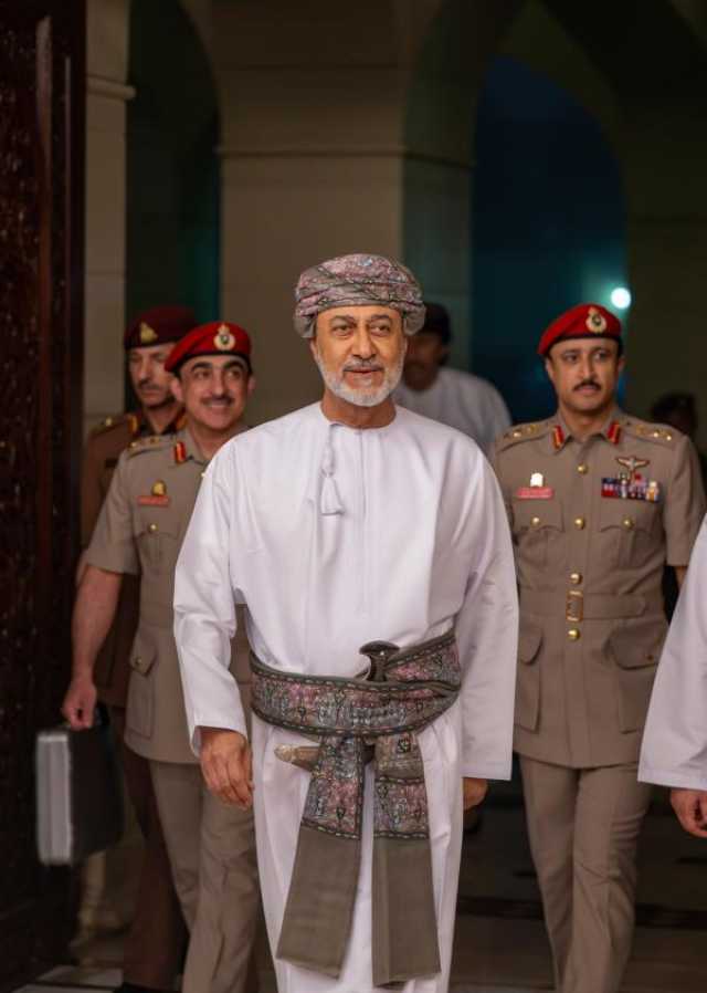 جلالة السلطان يستقبل الرئيس التركي رجب طيب أردوغان