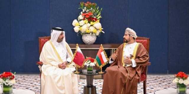 بحث تنمية الاستثمارات والتبادل التجاري بي عُمان وقطر