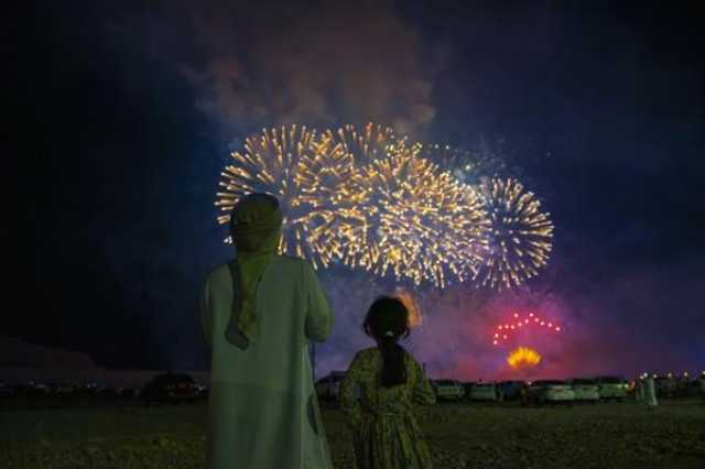 بالصور.. ألعاب نارية ومسيرة بالدراجات ضمن احتفالات مسندم باليوم الوطني