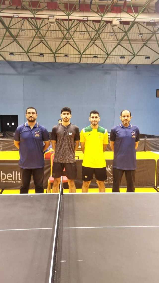 مهند البلوشي يتوج ببطولة فردي العموم لكرة الطاولة