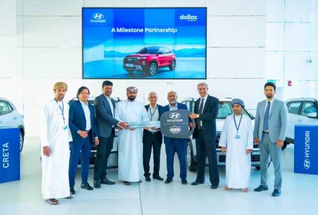 'دولار لتأجير السيارات' تعزز أسطولها بـ250 مركبة 'هيونداي كريتا'