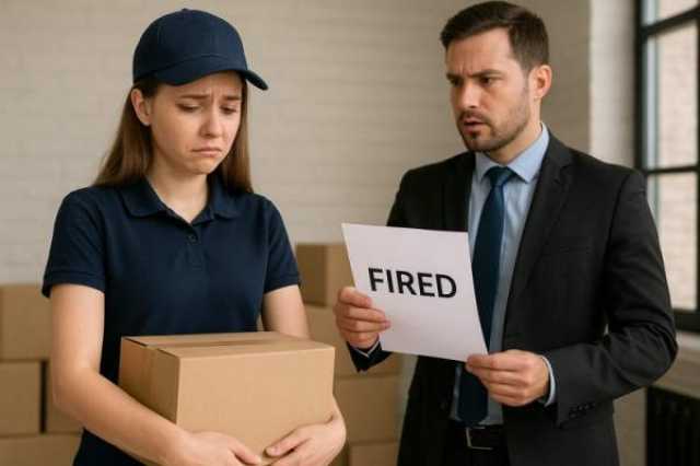 حضرت مبكرًا للعمل.. فكان جزاؤها الفصل النهائي