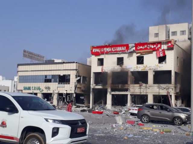 إصابات إثر انفجار في أحد المطاعم بالمعبيلة