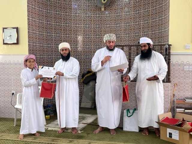 تكريم المشاركين في ختام برنامج 'صيف البوادي'