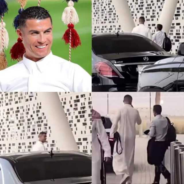 بالفيديو.. رونالدو يتجول في الرياض بالزي السعودي