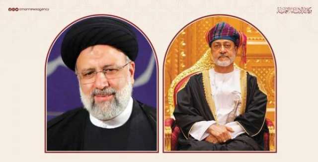 جلالة السلطان يجري اتصالًا هاتفيًا مع الرئيس الإيراني