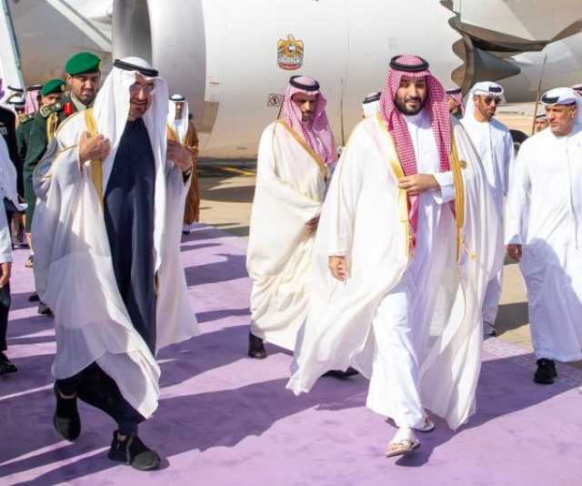 بالصور.. لقاء نادر بين ولي العهد السعودي والرئيس الإماراتي للتباحث حول غزة