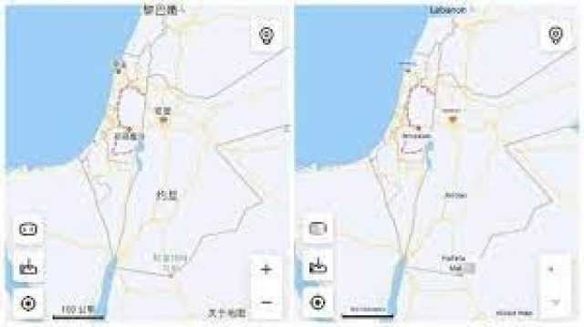 دولة لا تعترف بإسرائيل في خرائطها