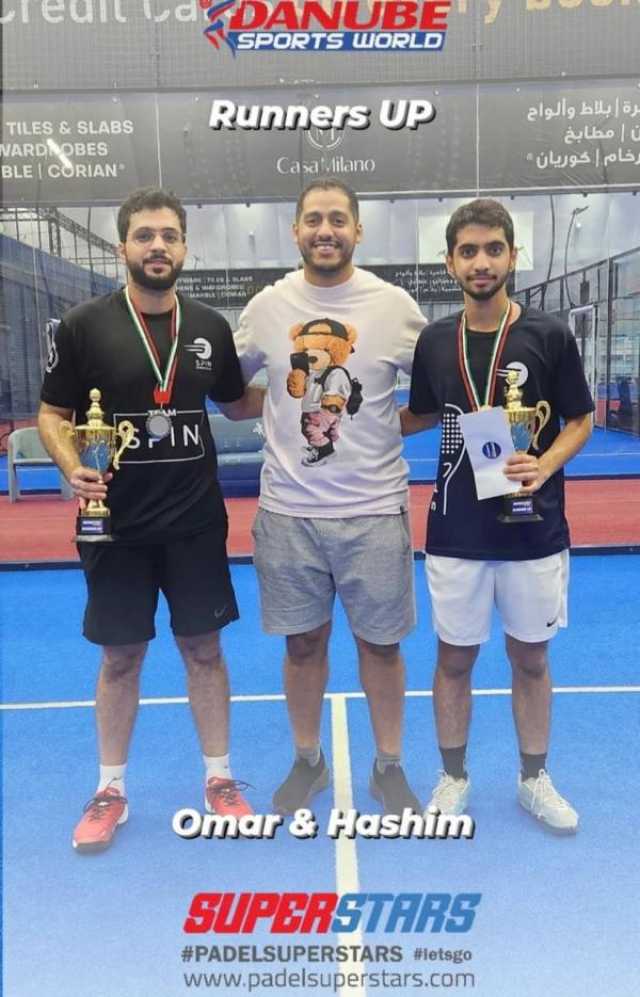 فريق 'سبين' العُماني يحصد المركز الثاني في بطولة البادل بإمارة دبي