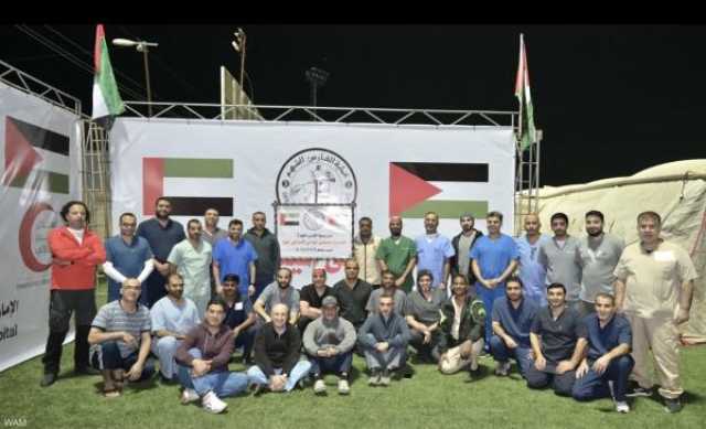 تدشين المستشفى الميداني الإماراتي في غزة