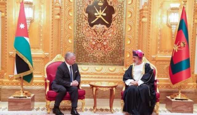جلالة السلطان يبعث رسالة خطية إلى ملك الأردن