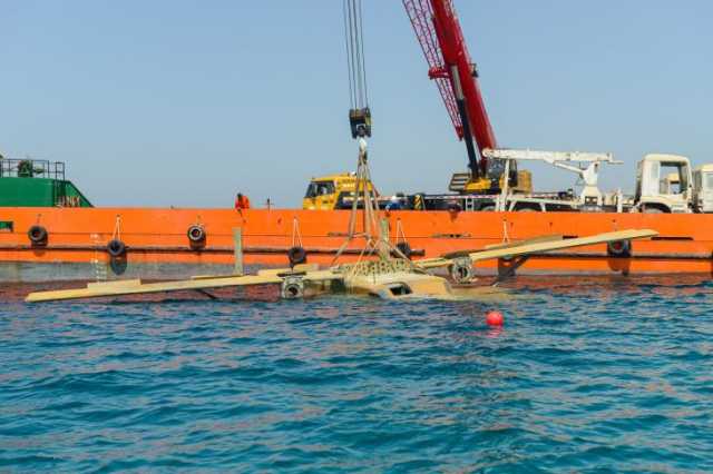 تنفيذ المرحلة النهائية من 'إغراق المعدات العسكرية' ضمن مشروع تأهيل الشعاب المرجانية