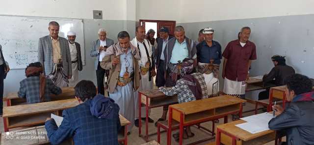 بدء اختبارات الدور التكميلي للشهادة العامة الثانوية بمحافظة البيضاء 