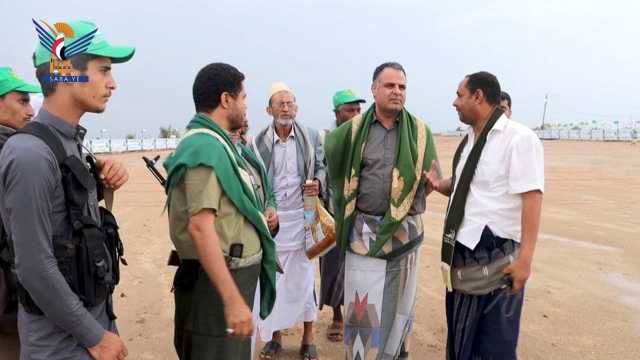 الاطلاع على التجهيزات النهائية في ساحة الرسول الأعظم بمديرية عبس في حجة