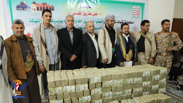 ألوية النصر تقدم 132 مليوناً و500 ألف ريال دعماً للمقاومة الفلسطينية