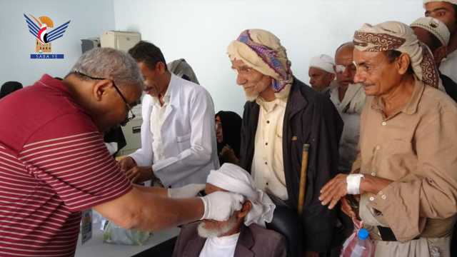 المحويت..إجراء 199عملية بمخيم العيون في مديرية ملحان