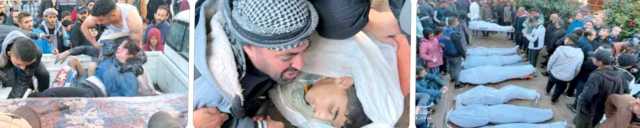 أكثر من 200 شهيد فلسطيني في سلسلة مجازر جديدة للعدو على شمال ووسط وجنوب غزة