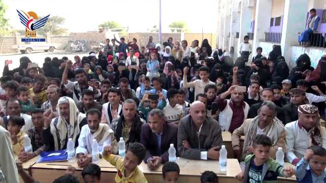 فعالية تضامنية مع الشعب الفلسطيني في ماوية بتعز