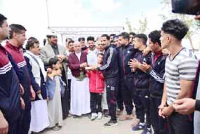 بحضور عباد والنقيب والعقاري:الحباري يحتفي بنجوم الإمبراطور أبطال دوري كرة القدم