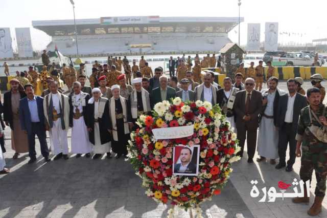 قيادة السلطة القضائية تزور ضريح ومعرض الشهيد الرئيس صالح الصماد