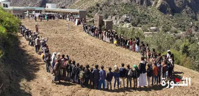 ذمار.. وقفة بجبل الشرق تأكيداً على ثبات الموقف اليمني المناصر للفلسطينيين