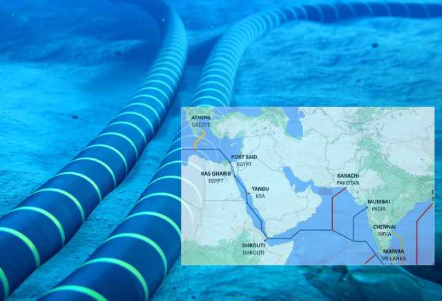 17% من حركة الإنترنت في العالم تمر عبر أنابيب الألياف في البحر الأحمر ومصر نقطة الالتقاء الرئيسية