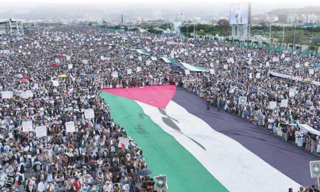 مسيرة مليونية بالعاصمة تأكيداً على ثبات الموقف واستمرار الجهاد لنصرة فلسطين
