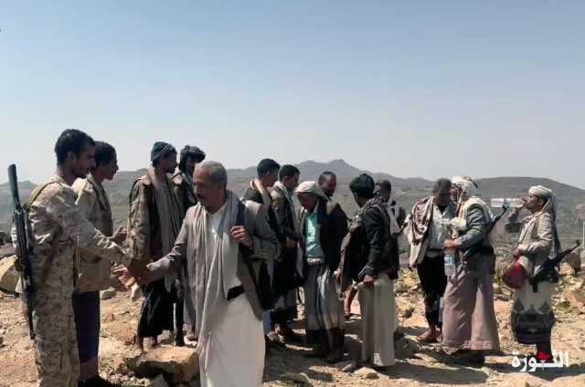 الشغدري يتفقد أحوال المرابطين في جبل الحشاء بالضالع