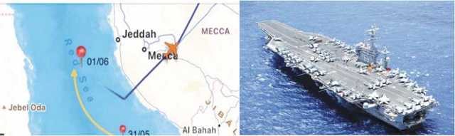 خلافات حادة في واشنطن بعد تعرضها لهجومين متتاليين”ايزنهاور” تتراجع “200 كم” شمال البحر الأحمر