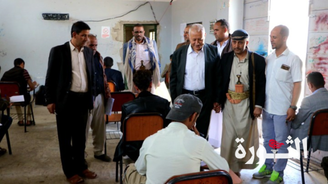 وكيل محافظة ذمار يدشن الاختبارات النظرية الوزارية بمعاهد التعليم الفني والمهني