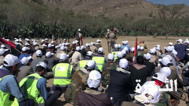 أبناء مديرية صنعاء الجديدة ينفذون مناورة عسكرية ضمن أنشطة الحشد والتعبئة الشعبية