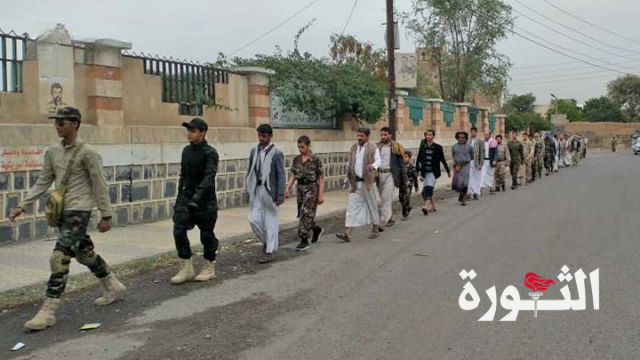 مسير شعبي في مديرية الثورة بالأمانة نصرة لغزة ودعماً لمعركة “طوفان الاقصى”