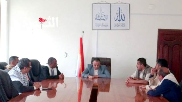 الصوفي يرأس اجتماعاً لمناقشة الجوانب المتصلة بتحسين الأداء الإعلامي بحجة