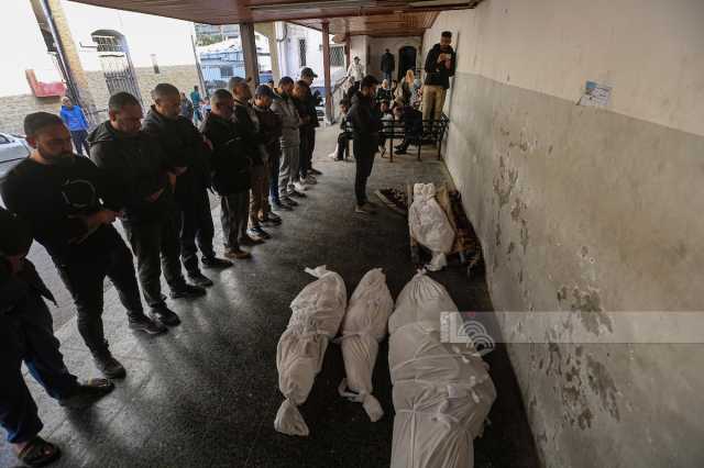 استشهاد 10 فلسطينيين إثر قصف العدو الصهيوني مدينتي غزة وخان يونس