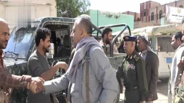 تفقد أحوال المرابطين في النقاط الأمنية في رداع