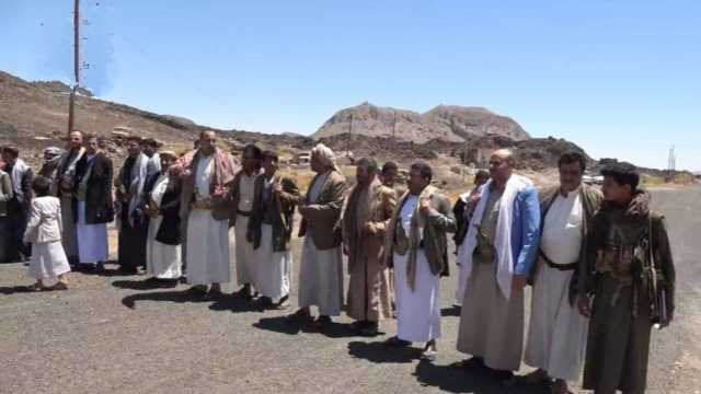 قافلة من المجلس المحلي في بني مطر للمرابطين في جبهة صرواح 