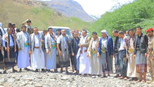 زيارة عيدية للمرابطين في جبهات مديرية مقبنة