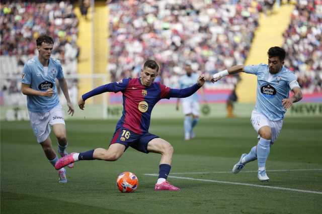 برشلونة يتخطّى سيلتا فيغو بصعوبة ويعزّز صدارته للدوري الإسباني