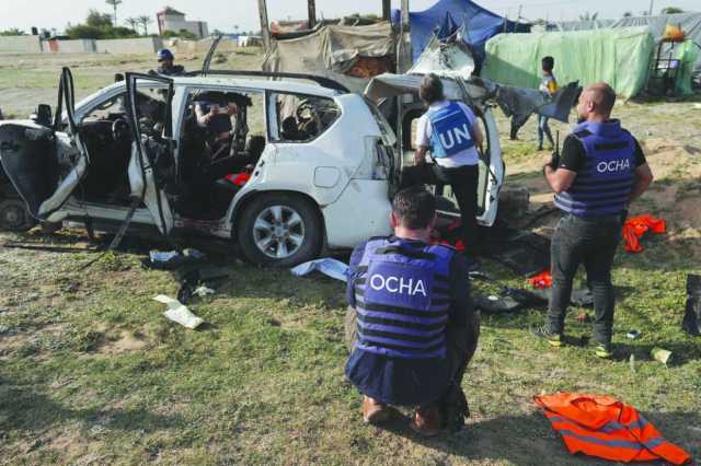 الأمم المتحدة: ” إسرائيل” قتلت 288 من موظفينا في غزة