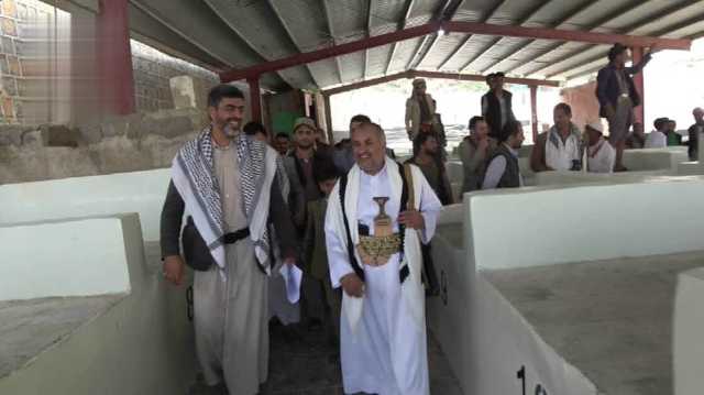 هيئة الأوقاف تفتتح السوق المركزي في حجة