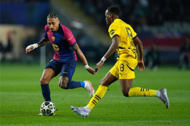 دوري أبطال أوروبا: برشلونة يكتسح دورتموند.. وباريس يهزم أستون فيلا