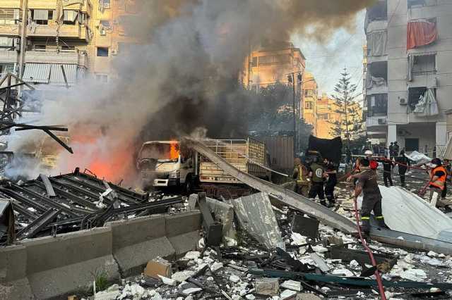 عدوان صهيوني يستهدف الضاحية الجنوبية لبيروت