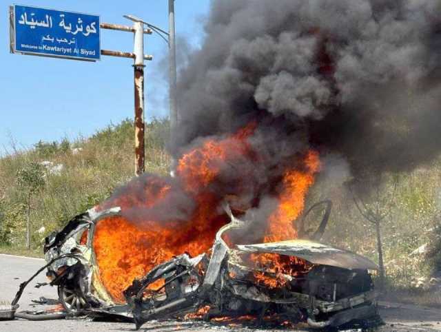 شهيد وجريح في استهداف العدو سيارةً جنوبي لبنان