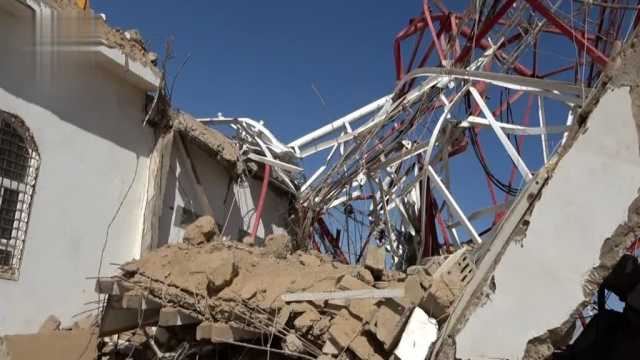 العدوان الأمريكي يستهدف شبكة الإتصالات في مجزر بمأرب