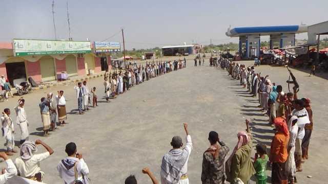 أبناء مديرية السخنة يعلنون النفير لمواجهة العدوان الأمريكي