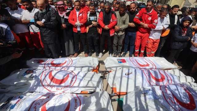 “حقوق الإنسان الألمانية”: جريمة استهداف المسعفين في غزة يجب ألا تمر دون عقاب