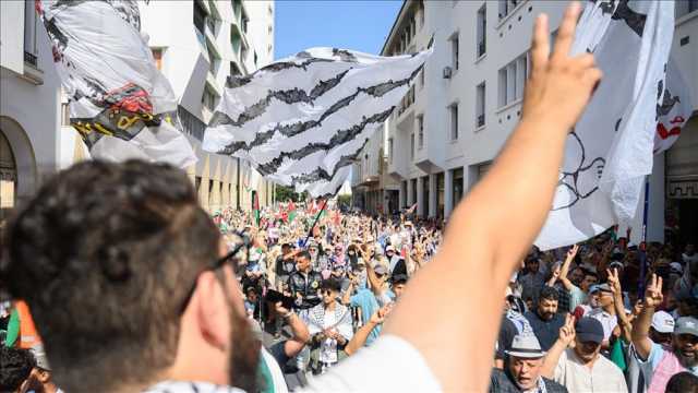للجمعة الـ71.. آلاف المغاربة يشاركون في مظاهرات تضامنا مع غزة